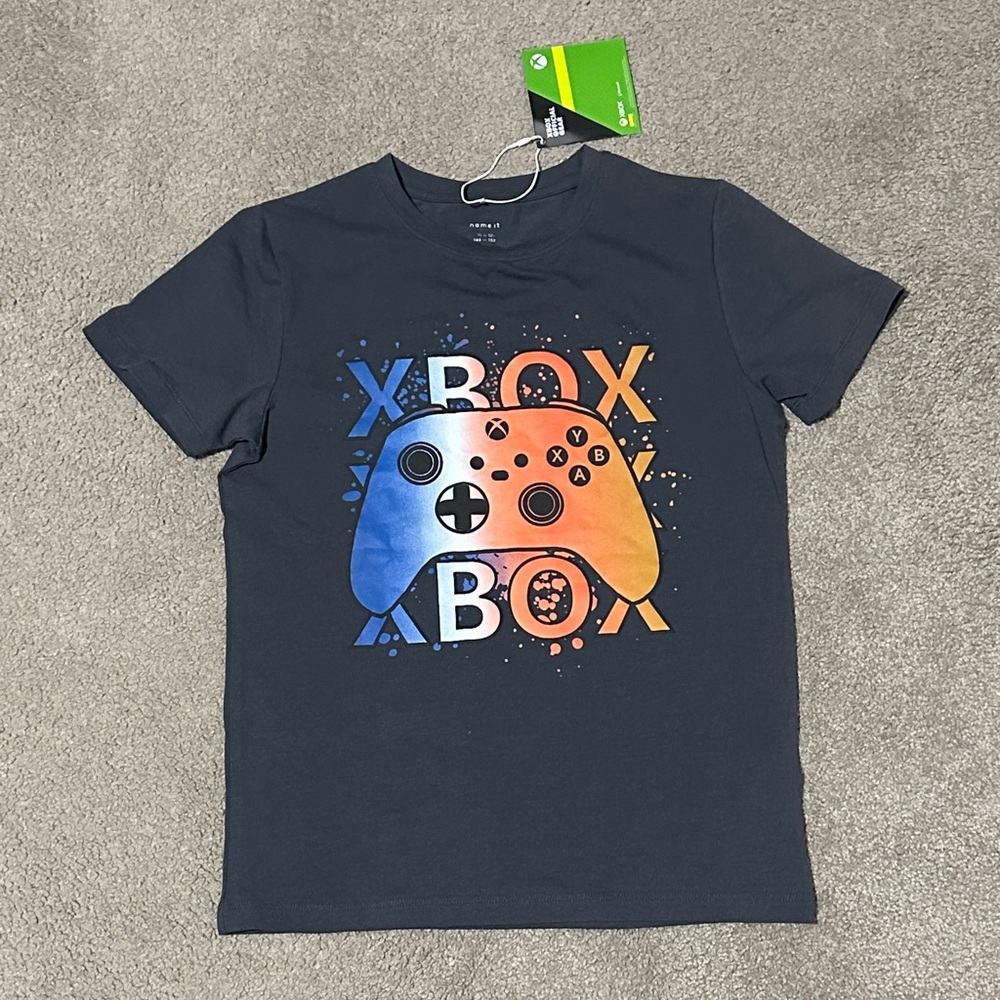 XBOX Boys Graphic T-Shirt - Black/Gray Size 11-12Y